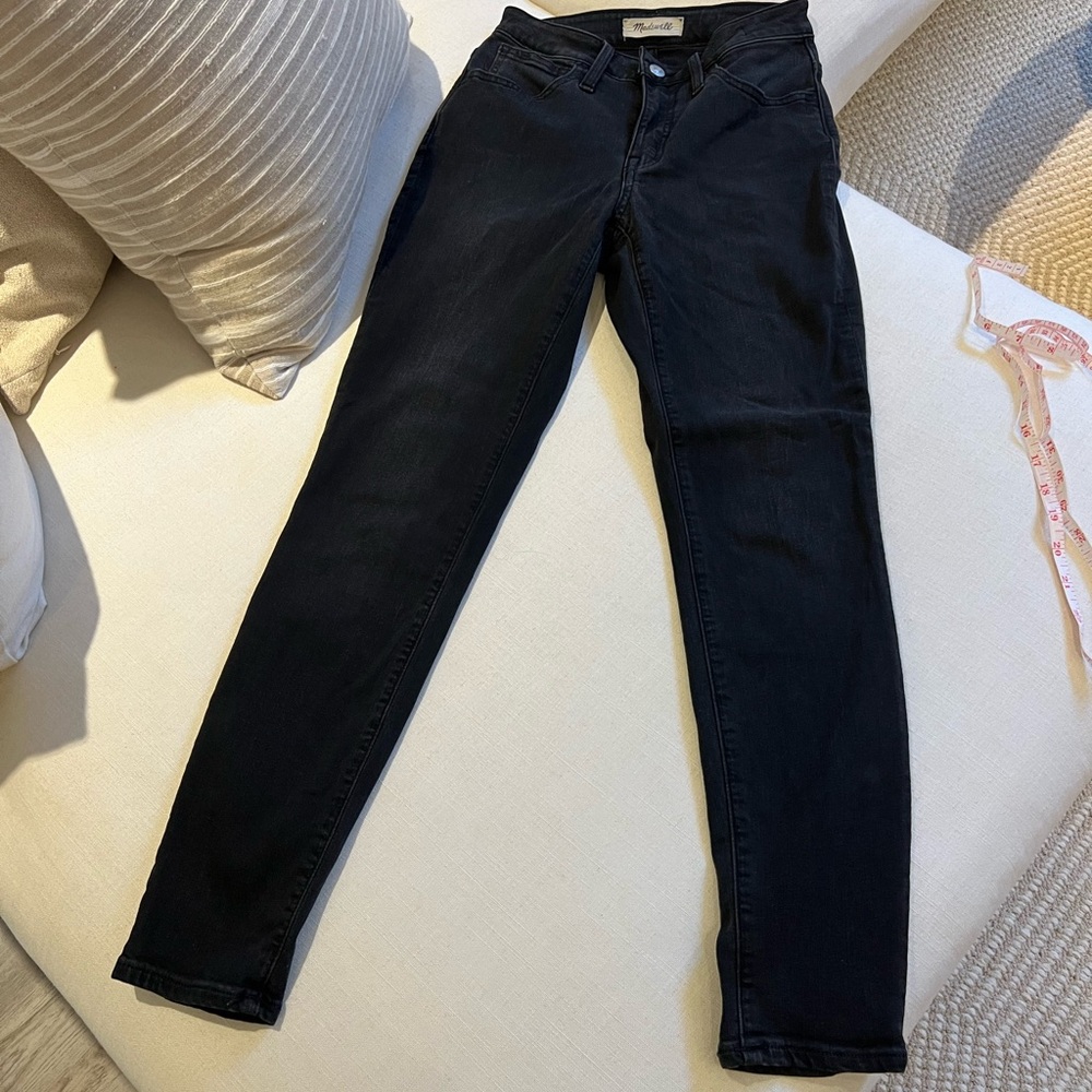 Madewell Curvy Roadtripper Women's Black Skinny Jeans